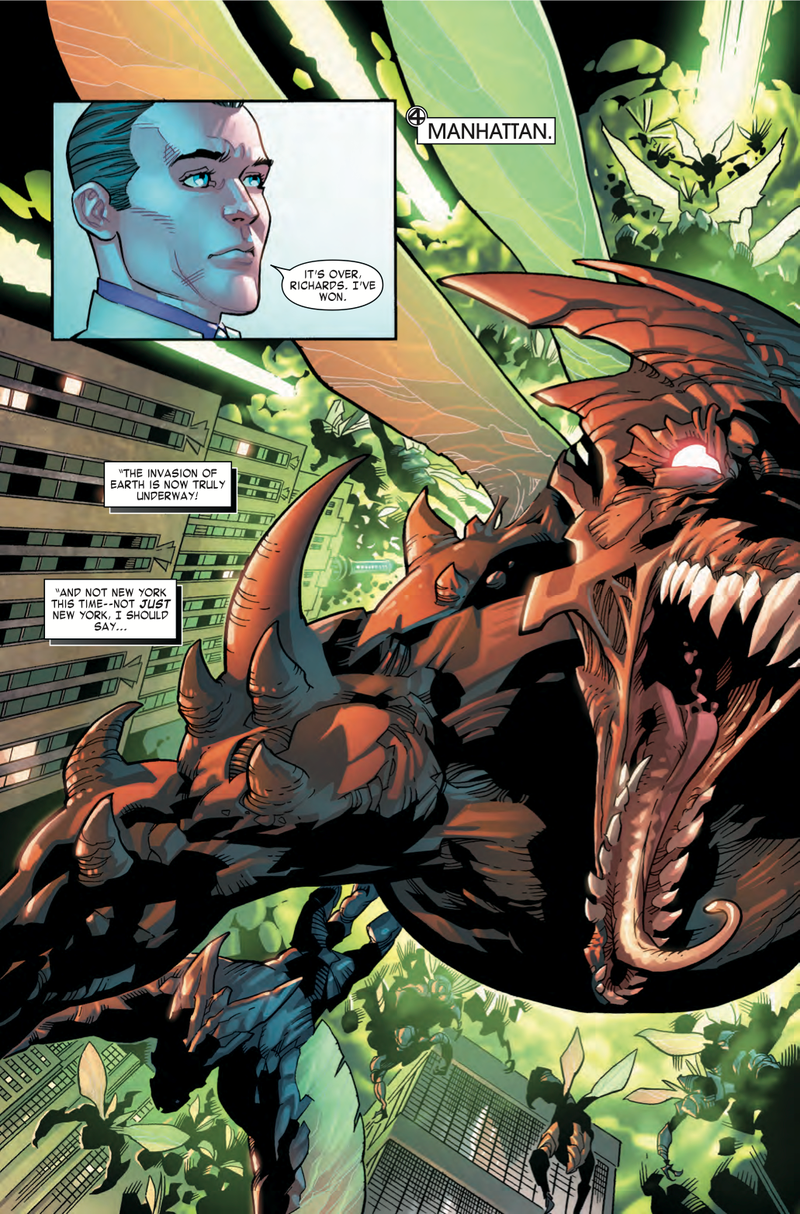 Illustration for article titled Exclusive Marvel preview: Fantastic Four winds down with a slew of guest stars